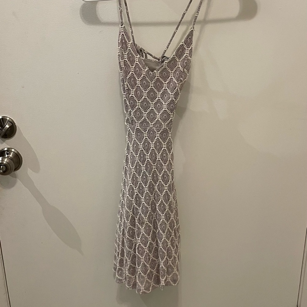 Lace swing dress